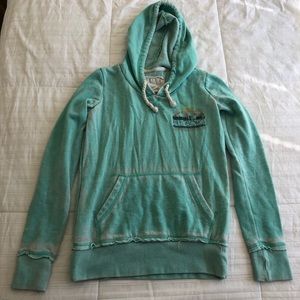 Billabong light sea green hoodie sweatshirt